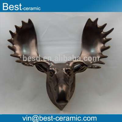 Unique animal bronze statue design ceramic china home decor wholesale