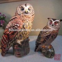 CERAMIC OWL DECORATIONS