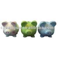 Ceramic money bank piggy bank saving bank